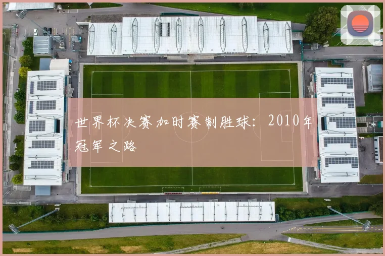 世界杯决赛加时赛制胜球:2010年冠军之路