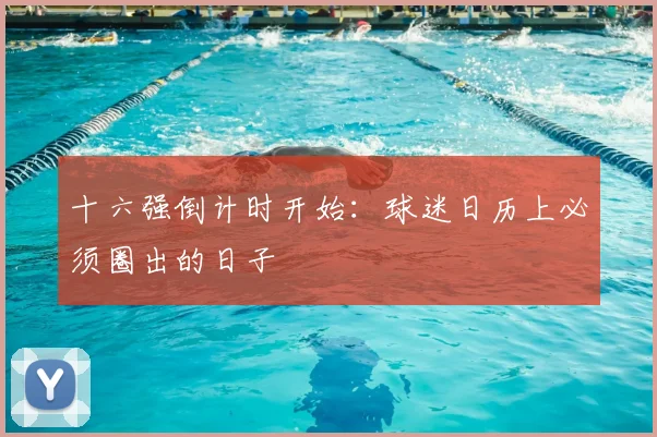十六强倒计时开始:球迷日历上必须圈出的日子